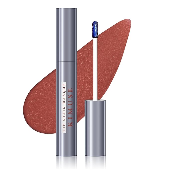 KIMUSE 5 Colors Lip Stain Masque - Long-Lasting Waterproof Lip Tint, Smudge-Proof Matte Lip Stains for All-Day Wear, Transfer-Resistant Lip Makeup