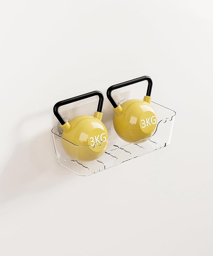 Bathtub Toy Storage – Clear Bath Toy Holder with Drainage Holes, Wall-Mounted No-Drill Organizer for Kids’ Tub Toys