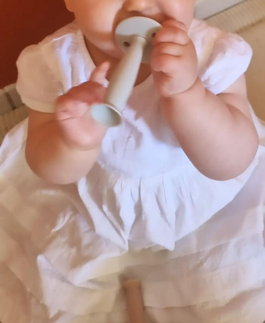 PandaEar Baby Finger Toothbrush Silicone Toothbrush Pink+Blue (3 Set)| Oral Care for Infants Ages 3 Months Plus