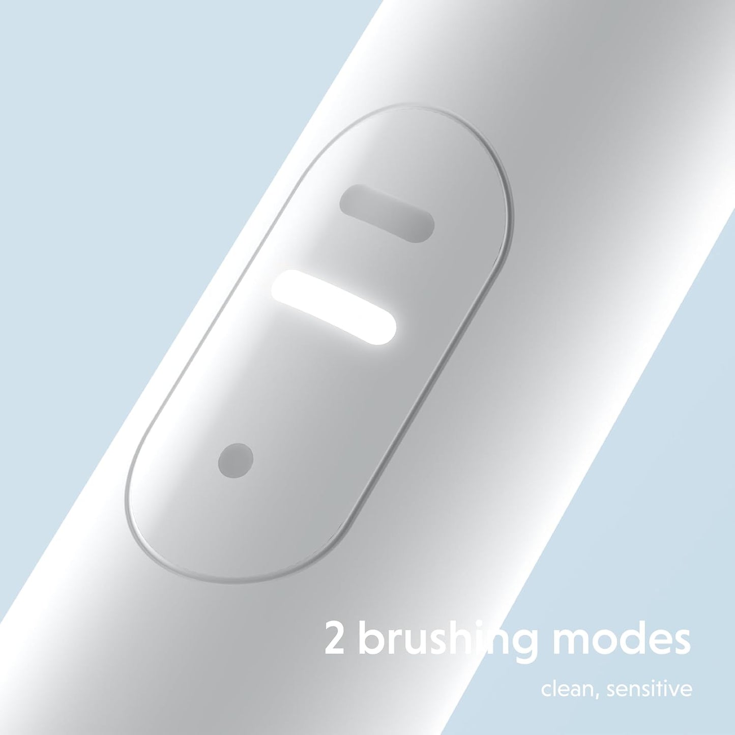 ORDO Lite Sonic Toothbrush, Electric Toothbrushes with 35,000 Pulses Per Min, Dual Modes, Over 5 Weeks Battery, Smart Timer, Waterproof, USB C, Snow