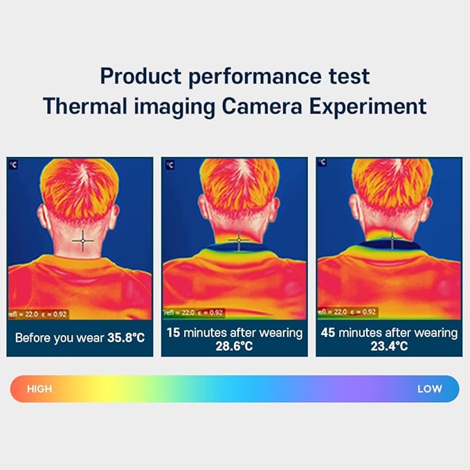 MPAC+ Neck Cooler Icering | Cooling Neck Wrap - Personal Air Conditioner with Gel Ice Pack for Outdoor Activities, Hot Weather Relief, Summer, Freeze Below 64F (Jumbo, Black)