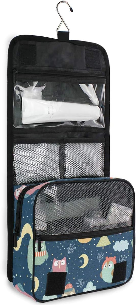 senya Hanging Travel Toiletry Bag Kit Makeup Case Cosmetics Organizer for Men Women