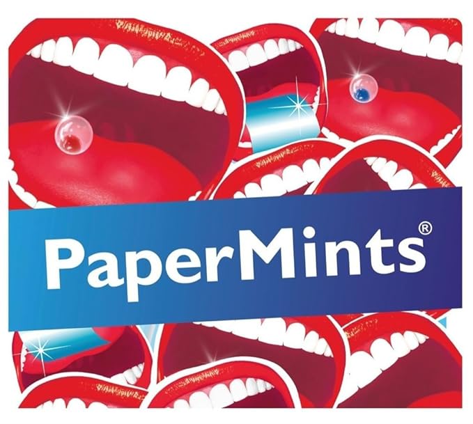 PaperMints CoolCaps - Instant Fresh Breath Mints Sugar-Free, 5 x Tubes of 18 capsules. Extreme Bad Breath Treatment for Adults, Breath Freshener Pearls for Halitosis Treatment Keto-Friendly