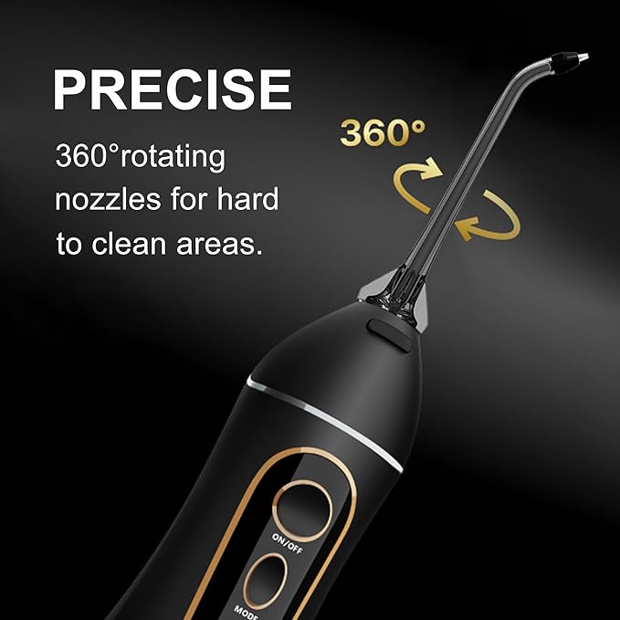 Replacement Heads for Nicwell Oralfree Water Flosser, Replacement Periodontal/Pocket Tips Oral Irrigator Jet Tip Compatible F5025/ FC159 Water Flosser