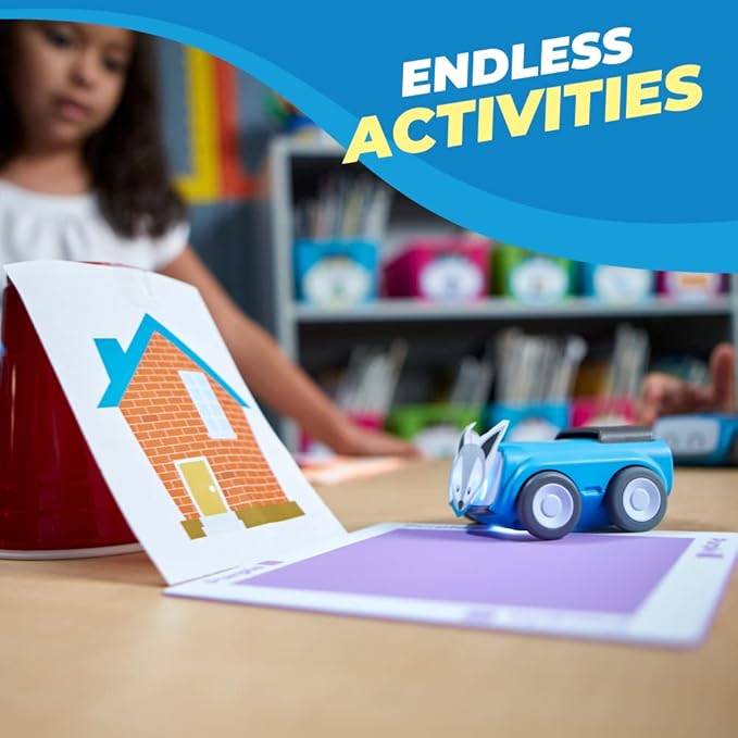 Sphero Indi Student Kit - Screenless Coding Robot for Kids 4+ - Introduce Coding, Computer Science, and AI Literacy Concepts - Solve Puzzles - Create Mazes - Educational STEM Toy
