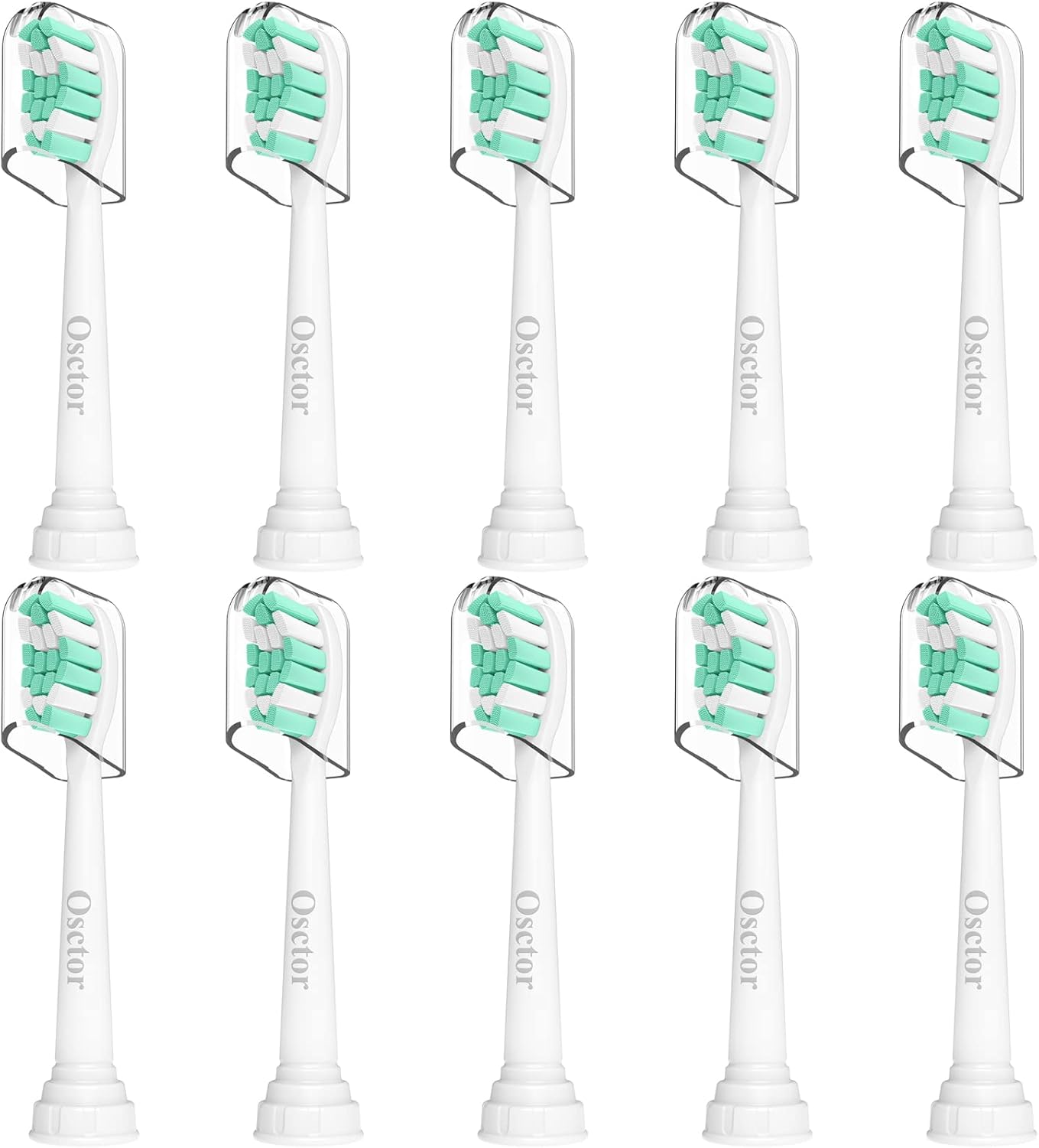 Replacement Toothbrush Heads for Philips Sonicare Plaque Control ProtectiveClean C2 C3 C1 W G2 4100 5100 6100 Electric Toothbrush HX9024,10 Pack Sonic Electric Toothbrush Brush Heads