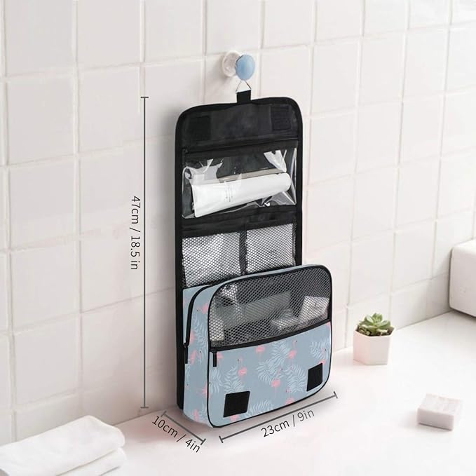 senya Hanging Travel Toiletry Bag Kit Makeup Case Cosmetics Organizer for Men Women