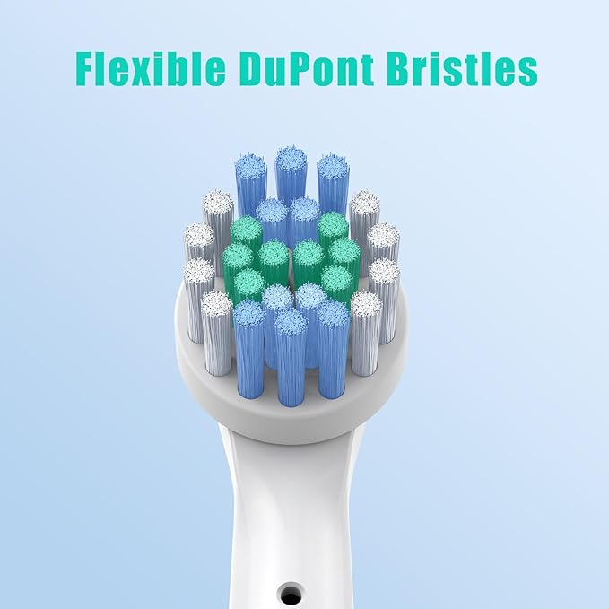 Safcare 8pcs Replacement Brush Heads Compatible with Oral B Electric Toothbrushes (YE638)