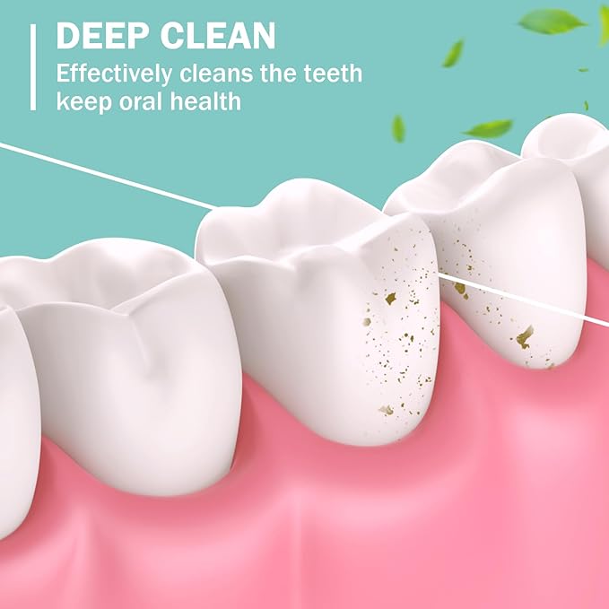 36 Pack Mini Dental Floss Bulk Mint Flavored 50m Each Travel Dental Floss Oral Care for Teeth and Gum Protection(Green)