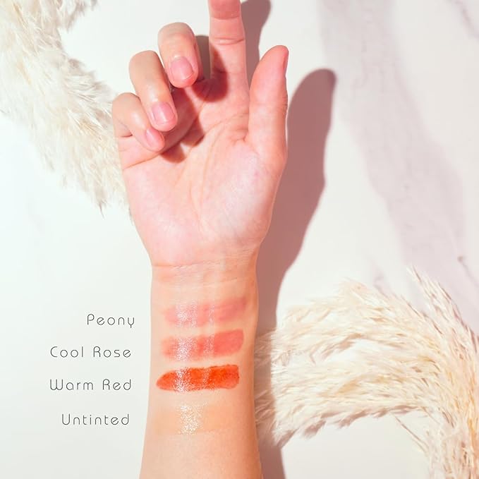 Natural Lip Balm - 100% Grass-fed Beef Tallow, Argan Oil, CoQ10, Astaxanthin, Hyaluronic Acid - Moisturizing, Organic - Made in USA (Cool Rose)