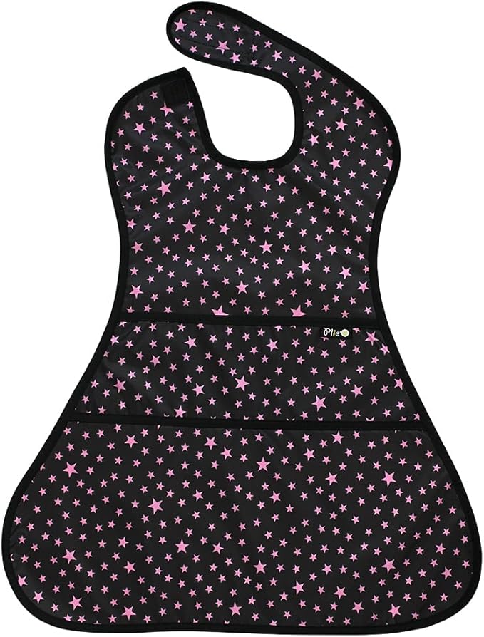 Full Coverage Waterproof Feeding Bib for Toddlers – Extra Long Apron Bib for Mealtime, Self-Feeding, High Chairn