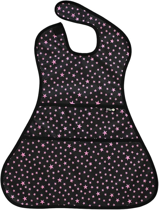 Full Coverage Waterproof Feeding Bib for Toddlers – Extra Long Apron Bib for Mealtime, Self-Feeding, High Chairn