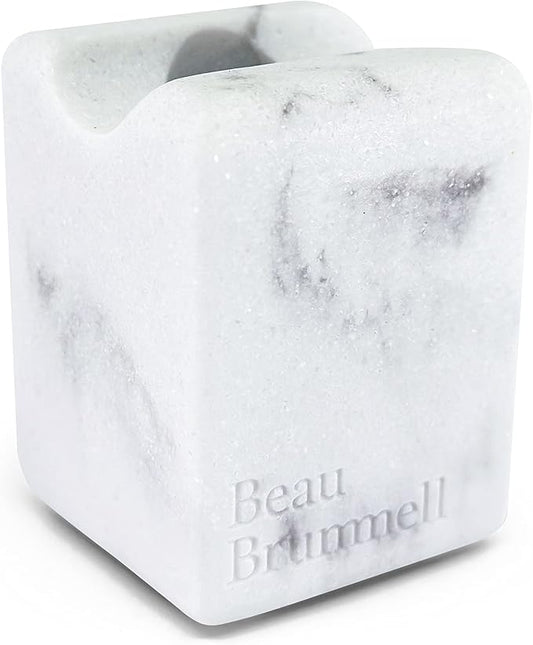 Multi-Purpose Bathroom & Desk Stand Holder | for Toothbrush, Shaving Razor, Makeup Brush, Pen, Pencil | Great for Travel & Home Use | 2" H x 1.5" W x 1.5" D | 1-Pack