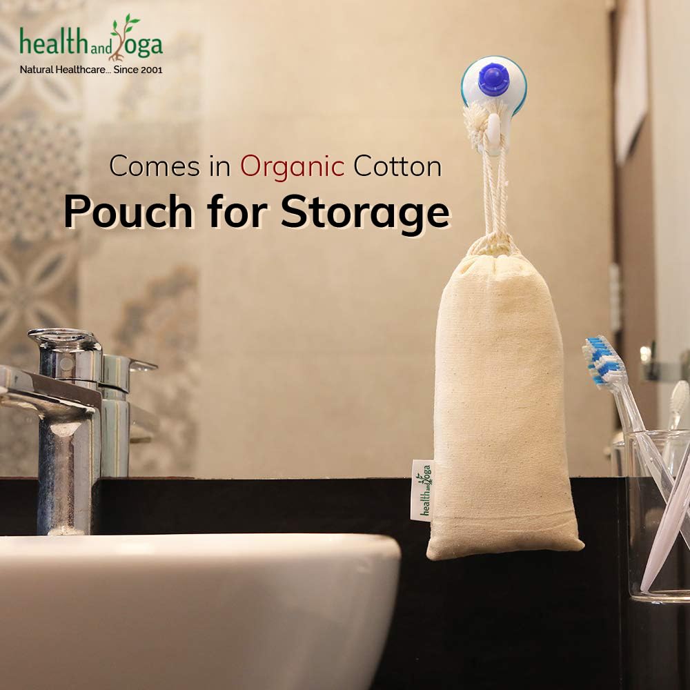 HealthAndYoga™ qLoop Copper Tongue Cleaner - Easy One Hand Use - Larger Surface Coverage - Ayurvedic Copper Health for Fresh Breath and Total Oral Hygiene (Single)