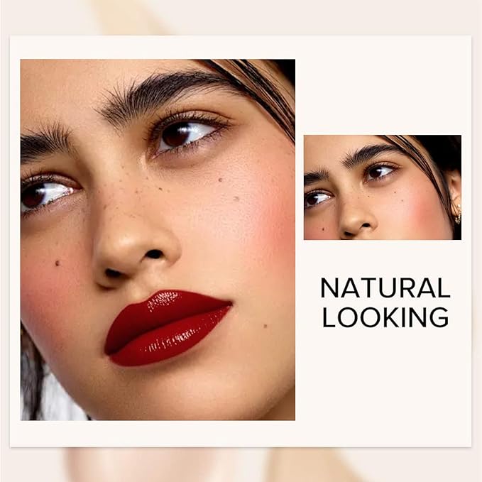 Eakroo 6 Colors Lip Tint Stain Mini Liquid Lipstick, Korean Lip Gloss for Women, Liquid Blush, Lip Plumper Gloss, Lip Makeup, Non-Stick Cup, Lightweight, High Pigment, Long-Lasting, Vivid Color