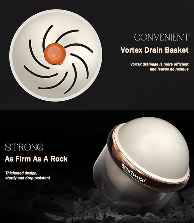 AARAINBOW Retainer Cleaner Case, Clear Denture Case, Large Denture Bath Box with Strainer Basket, Retainer Storage Soak Container for Travel, Mouth Guard Cleaning Box Braces Holder Cup (A White)