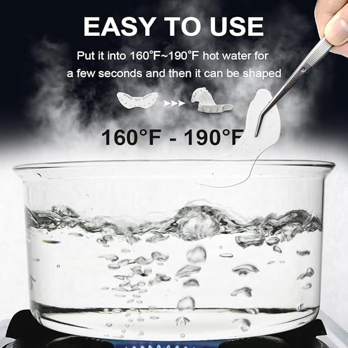 KOHEEL UP Ultra-Lightweight Mouth Guard for Teeth Grinding and Clenching, Comfortable Night Guard for Bruxism Relief, TMJ Mouth Guard, Non-Bulky Dental Guard (1 Pack)