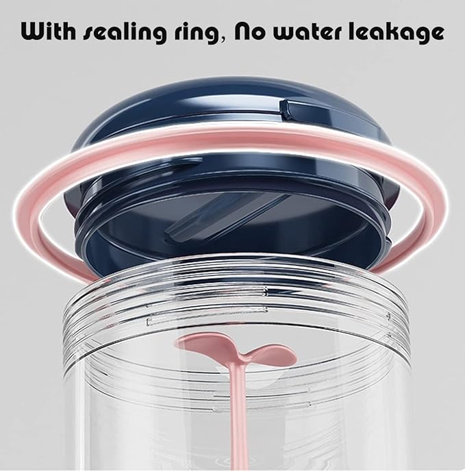 MURRI&MURRDI Denture Bath Case Holder with Mirror & Strainer Basket, Retainer Mouth Guard Soak Container Box, Braces Cleaner Cup, Travel Cleaning Storage for Invisalign Aligners Dental, Dark Blue