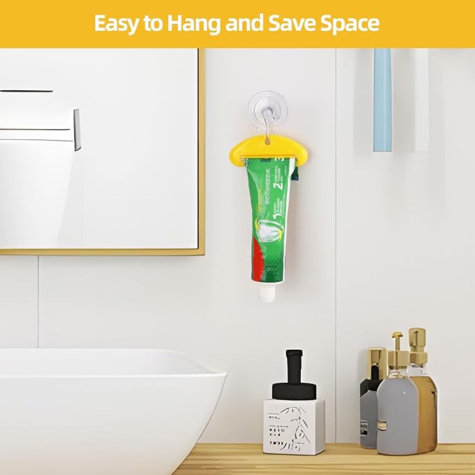 8Pcs Toothpaste Tube Squeezer Dispenser for Toothpaste Cream Cosmetics and Paint (Colorful)