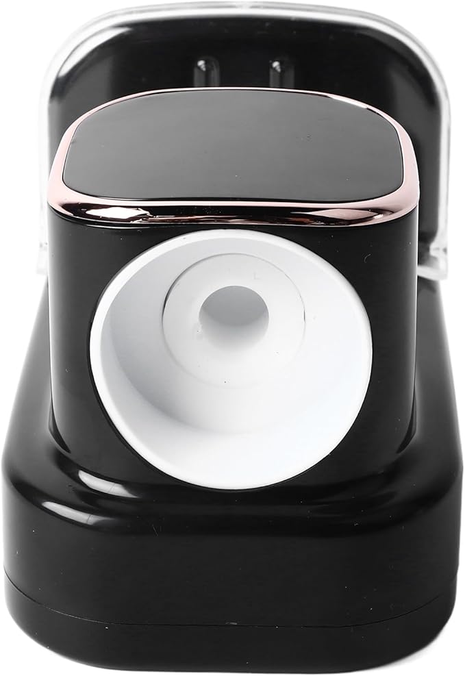 ANGGREK Electric Toothpaste Dispenser, Responsive Electric Toothpaste Squeezer Wall Mount with Sensor for Kids for Bathroom (Black)