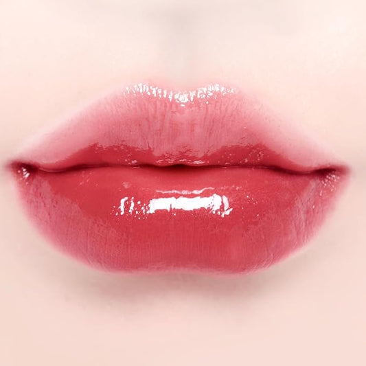 DINTO Blur-Glowy MINI Lip Tint (256 Carpe Diem) - Glossy Finish, Hydrating, Long Lasting, Lightweight Texture, Non-Sticky, Vegan & Cruelty-Free, Korean makeup (11 colors)