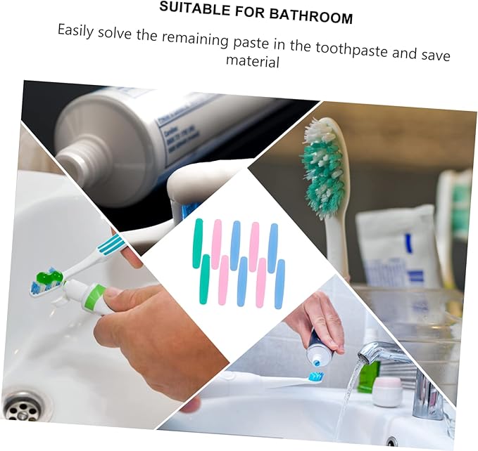 30pcs Toothpaste Squeezer Pump for Boys and Girls Whitening Pump Dispenser Bathroom Tool Random Color