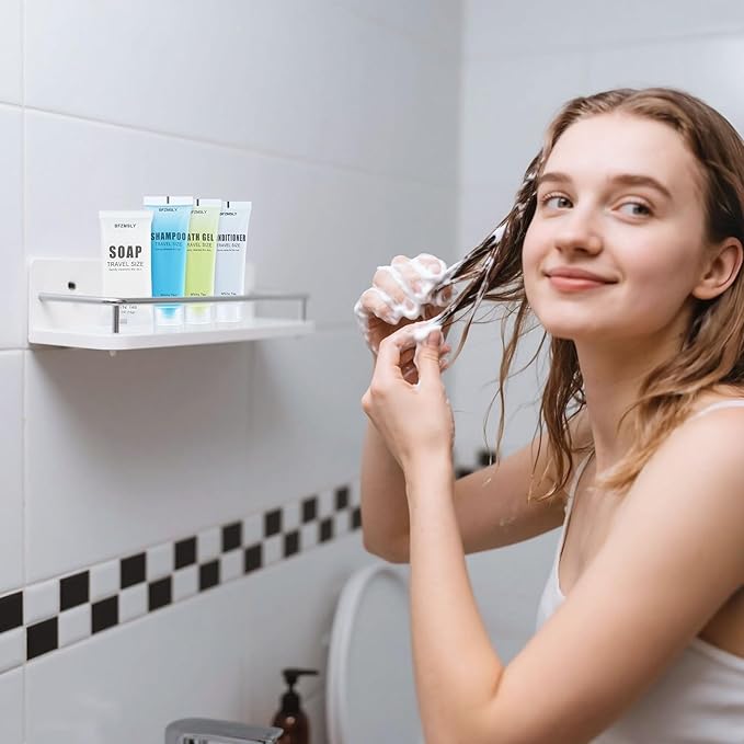 30 Pack Bulk Travel Size Body Wash, 1oz Tubes, White Tea Scent, Mini Shower Gel for Hotel Guests, TSA Approved Toiletries, Individually Sealed for Airbnb, Vacation Rentals