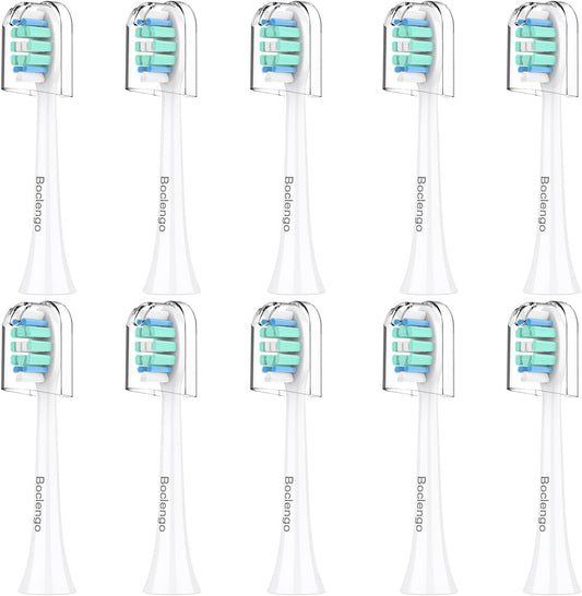 Replacement Toothbrush Heads for Philips Sonicare Replacement Heads C2, Electric Replacement Brush Head Compatible with Phillips Sonicare C2,for Philips Sonic Care Electric Brush,10 Pack