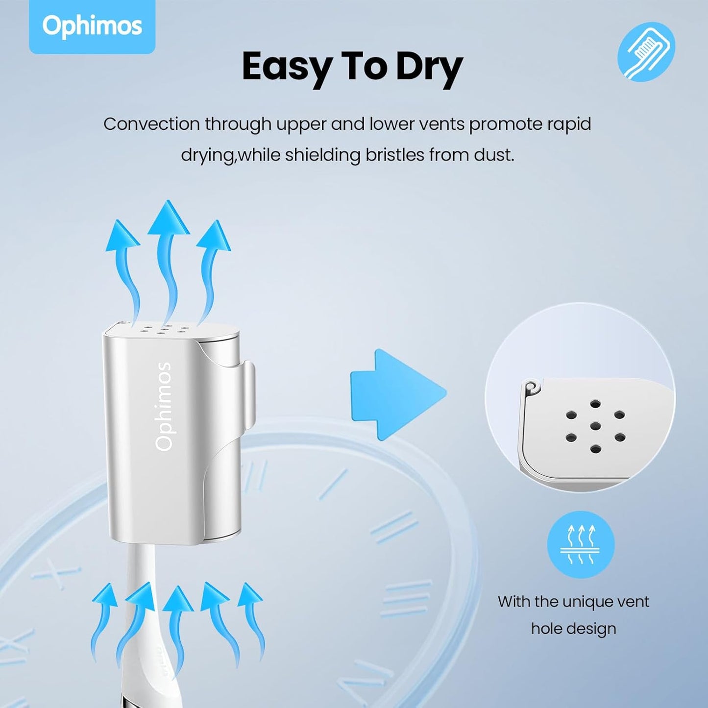 Aluminum Alloy Toothbrush Head Cover/Cap/Protector Case,Travel Toothbrush Covers Long-lasting Toothbrush Head Caps for Most Electric/Manual Brushes (Silver+Black+Pink+Blue+Grey+Orange, 6 pack)