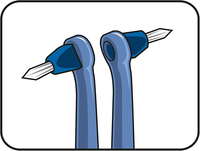 TePe Interspace Angled Medium Toothbrush for Braces with Single-End Tuft and Removable Head, 12 Pack