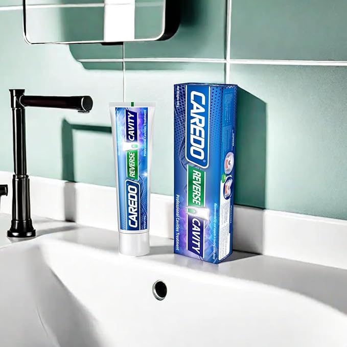 Cavity Reversal Hydroxyapatite Toothpaste for Adults, Cavity Tooth Filler as Home Cavity Repair, Fluoride Free Reverse Cavities Treatment for Tooth Decay Repair, Remineralizing Repair 3.52OZ