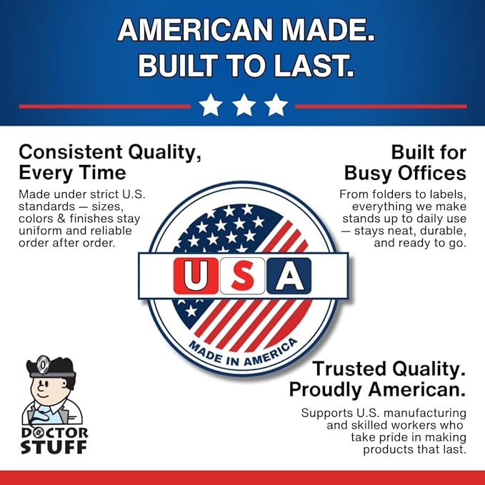 2024 Year Labels, Doctor Stuff 2024 Chart Stickers, Gold/Black Color Coded, Jeter Style, USA Made Year Labels for End Tab File Folders, 500/Roll, 1 Roll, 3/4" x 1-1/2"