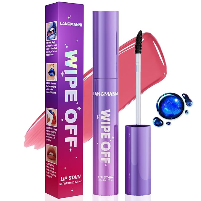 Jolilab Lip Stain Masque,Wipe Off Lip Tint,Waterproof,Transfer proof,Highly Pigmented,Ultra Long Lasting Lip Stain Peel off Makeup With Matte finish for All-day Wear.(#02 WARN PEACH)