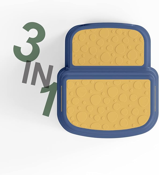 Toddler Step Stool for Kids - Non-Slip 2 Step Stool for Potty Training & Bathroom Sink, Dual Height 9.5", Sturdy Safety Nursery Stool for Kitchen & Toilet (Includes 2 Ducks)