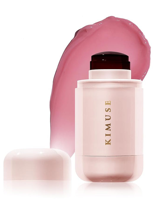 KIMUSE Jelly Cheek & Lip Tint, Watercolor Blush, Multi-Use Makeup, Tint for Cheeks, Lips & Eyes, Lightweight, Sheer & Buildable Color, Vegan Formula, Cruelty-Free
