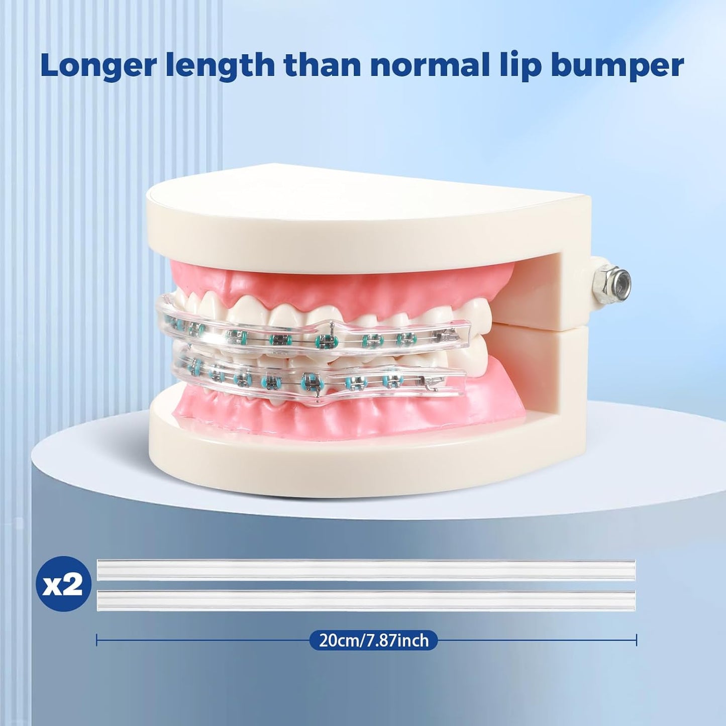 B Rush Comfort Cover for Braces -Orthodontic Lip Bumper, Lip Shield, Mouth Guard for Brackets, Wax Alternative-Dental Lip Protector