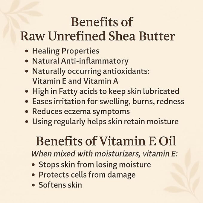 Shea Lip Butter - All Natural 4 Ingredient Lip Balm - Pack of 3 - for dry cracked lips, travel sized, ultra moisturizing vegan lip balm, for long lasting hydration, natural Peppermint scent