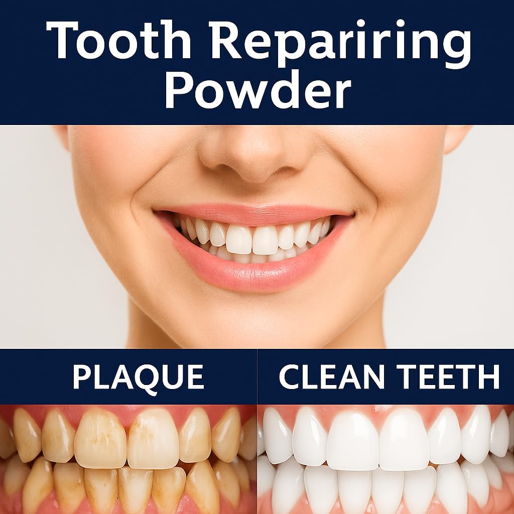 Remineralizing Tooth Powder with Pearl Powder | Natural Teeth Whitening Scrub | Hydroxyapatite Fluoride-Free Tooth Polish (1)