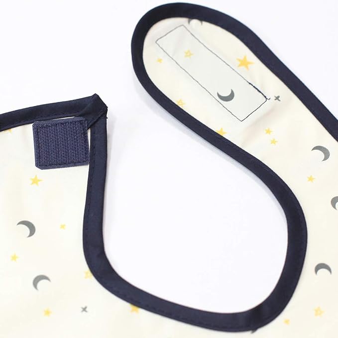 Full Coverage Waterproof Feeding Bib for Toddlers – Extra Long Apron Bib for Mealtime, Self-Feeding, High Chairn