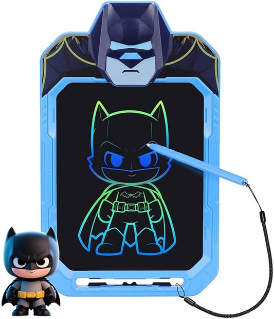 LCD Writing Tablet for Kids 10 Inch Bat Hero for Toddler 3 4 5 6 7 8 - Paint, Doodle Board, Drawing Pad - Travel Toys, Road Trip Car Activities, Birthday Christmas Gift Boys & Man