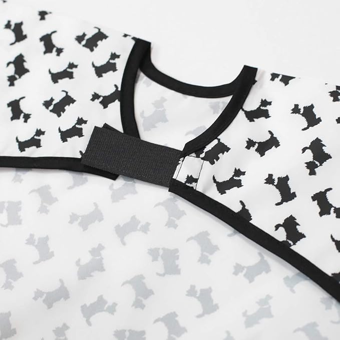 Short Sleeve Waterproof Bib for Toddlers – Easy Clean Feeding Apron for Mealtime, Daycare, Self-Feeding, Lightweight