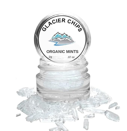 Dale Audrey Ayurvedic Glacier Chips Fresh Breath Candy | Made With Natural Mint Oils | Helps Eliminate Bad Breath and Dry Mouth | Organic Travel Mints, Vegan