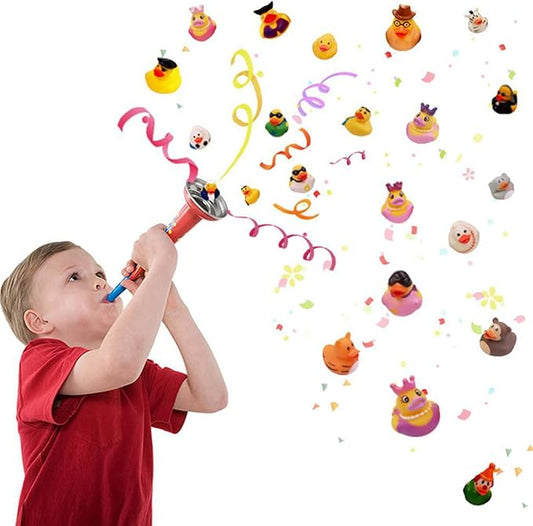 XY-WQ Rubber Duck 50 Pack for Jeeps Bath Toy Assortment - 2.3 Inch Bulk Floater Duck for Kids - Baby Showers Accessories - Party Favors, Birthdays, Bath Time, and More (50 Varieties)