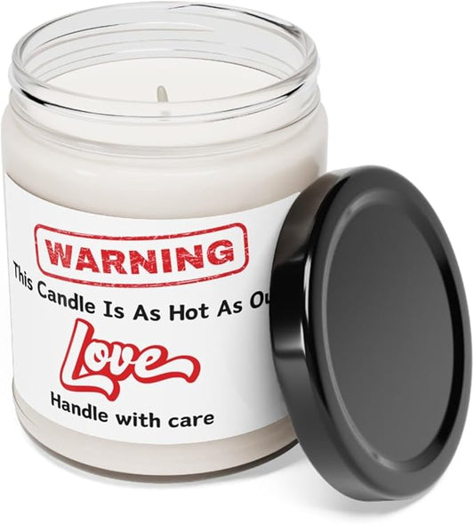 Our Love Candle Gifts for Couples, Funny Anniversary Candle for Men Women, Engagement Gift for Newlyweds, Gift for Husband Wife, Soy Scented Decorative Candle for Couple