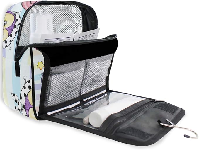 senya Hanging Travel Toiletry Bag Kit Makeup Case Cosmetics Organizer for Men Women