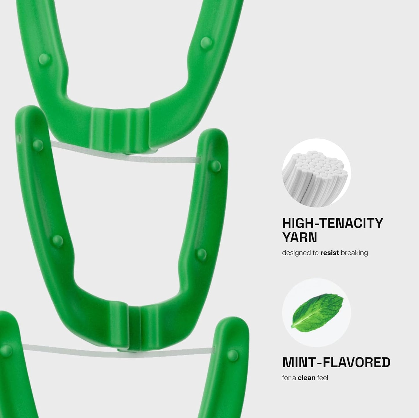 REACH Ultraclean Access Flosser Refill Heads, Mint, Plaque Remover for Teeth, Shred Resistant, for Hard to Reach Areas, Oral Care, PFAS Free, for Adults & Kids, 6 Pack, 28 Count