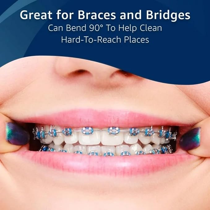 Ultra Tight Interdental Brushes for Tight Teeth Dental Picks for Plaque Removal Safe for Braces & Dental 20ct - Tight Mint Interdental Straight Brushes, Tight Bristles, 20 Count (01)