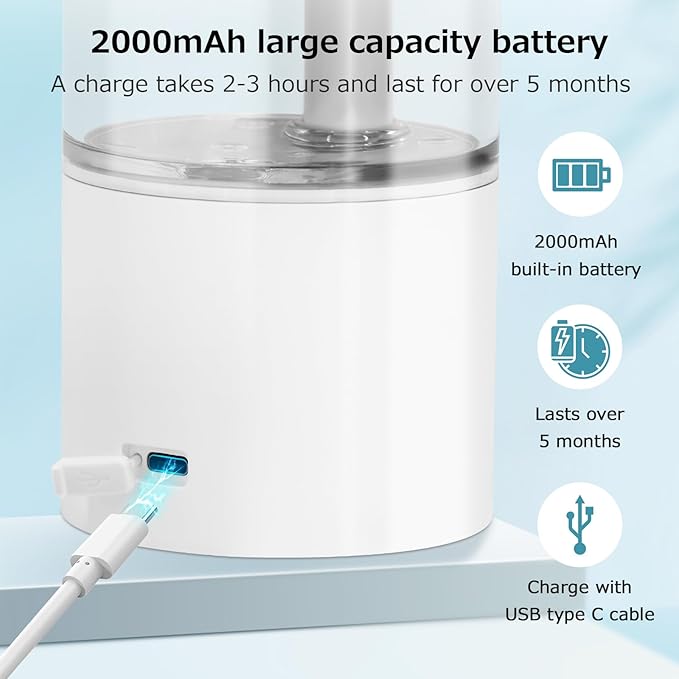 LAOPAO Automatic Liquid Soap Dispenser, Touchless Hand Sanitizer Dispenser,USB C Rechargeable Hand Soap Dispenser with Adjustable Soap Volume, 500ml Coutertop Soap Pump for Kitchen Bathroom Xmas Gift