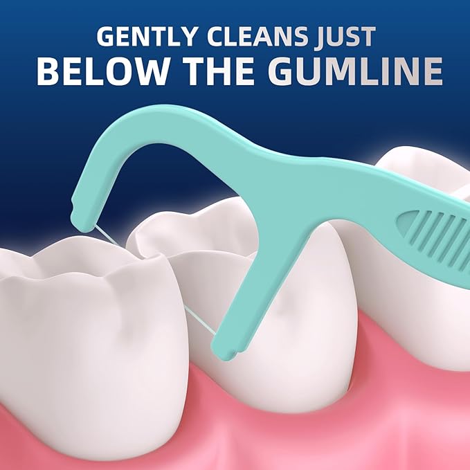 Professional Clean Flossers Extra Strong Flosser Pick, Fresh Mint, 150 Count