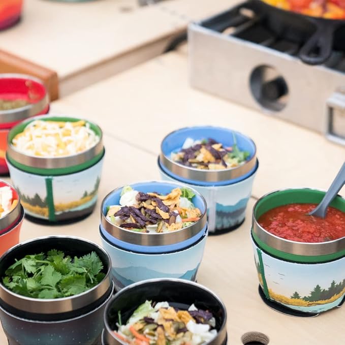 HYDAWAY 1.5-Cup Collapsible Insulated Bowl with Lid - BPA-Free, Leak-Resistant, and Ultra-Compact for Travel, Camping & Everyday Meals